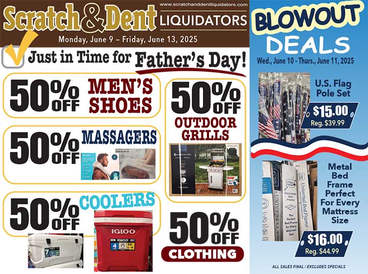 Savings Everyday for Everyone at Scratch & Dent Liquidator on Broadway Fells Point in BaltimoreSavings Everyday for Everyone at Scratch & Dent Liquidator on Broadway Fells Point in Baltimore