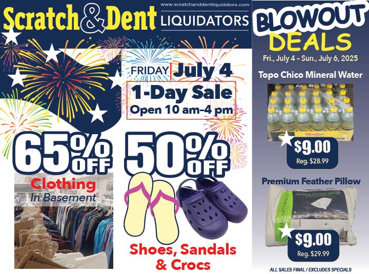 Savings Everyday for Everyone at Scratch & Dent Liquidator on Broadway Fells Point in BaltimoreSavings Everyday for Everyone at Scratch & Dent Liquidator on Broadway Fells Point in Baltimore