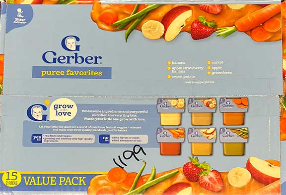 Gerber Puree Baby Food