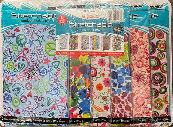 Stretchable Jumbo Book Covers