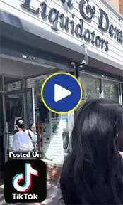 TikTok Influencer #1 - Recommends Scratch & Dent Liquidators on Broadway in Fells Point, Baltimore.