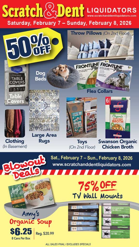 Scratch & Dent Liquidator on Broadway in Fells Point, Baltimore. A Great Discount Store Filled with Bargains for Everyone!