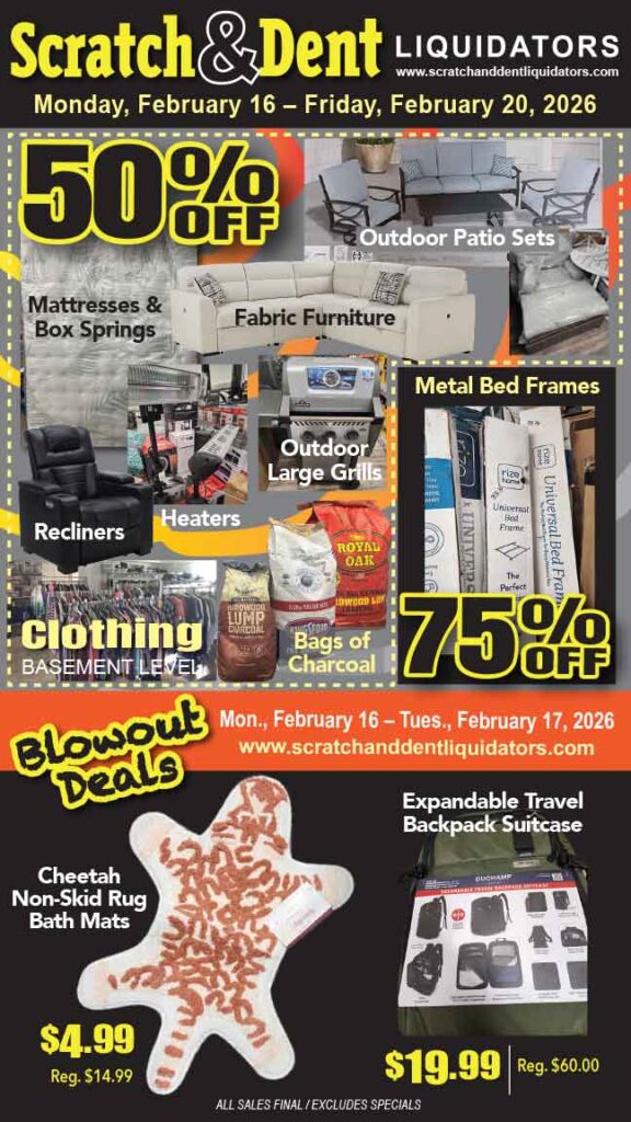 Scratch & Dent Liquidator on Broadway in Fells Point, Baltimore. A Great Discount Store Filled with Bargains for Everyone!