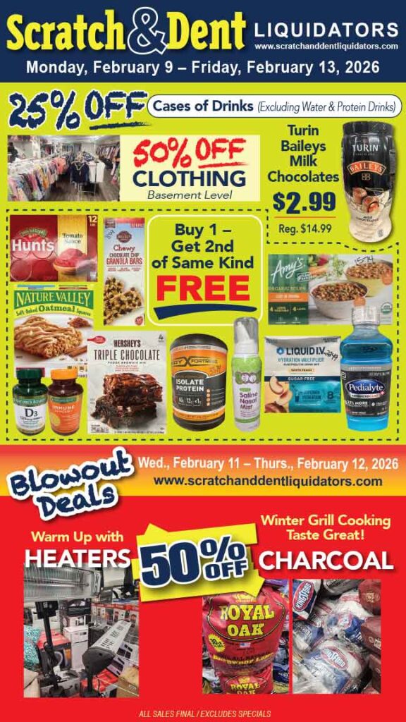 Scratch & Dent Liquidator on Broadway in Fells Point, Baltimore. A Great Discount Store Filled with Bargains for Everyone!