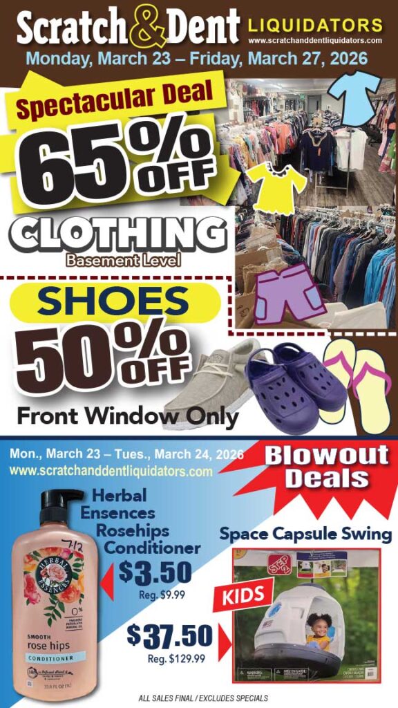 Scratch & Dent Liquidator on Broadway in Fells Point, Baltimore. A Great Discount Store Filled with Bargains for Everyone!