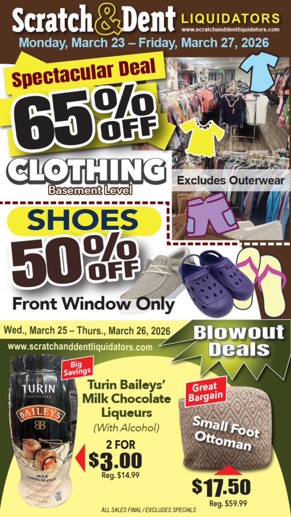 Scratch & Dent Liquidator on Broadway in Fells Point, Baltimore. A Great Discount Store Filled with Bargains for Everyone!