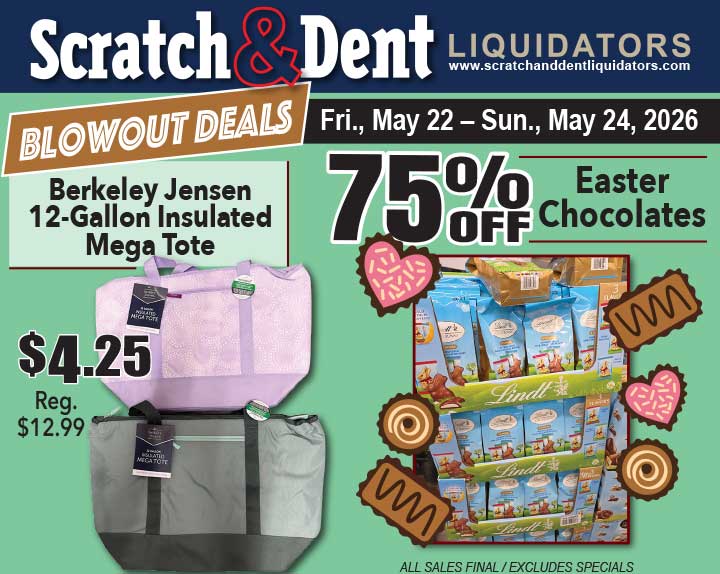 Scratch & Dent Liquidator on Broadway in Fells Point, Baltimore. A Great Discount Store Filled with Bargains for Everyone!