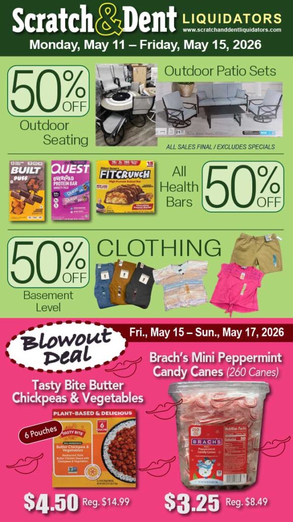 Scratch & Dent Liquidator on Broadway in Fells Point, Baltimore. A Great Discount Store Filled with Bargains for Everyone!