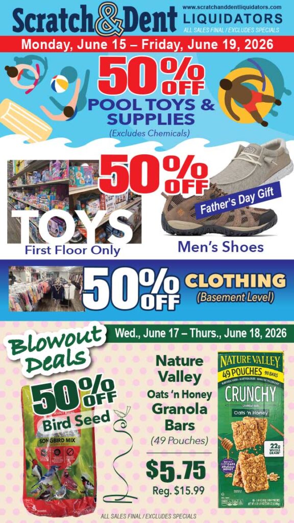 Scratch & Dent Liquidator on Broadway in Fells Point, Baltimore. A Great Discount Store Filled with Bargains for Everyone!