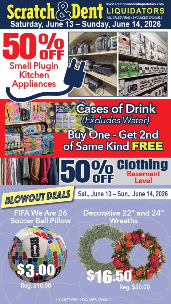 Scratch & Dent Liquidator on Broadway in Fells Point, Baltimore. A Great Discount Store Filled with Bargains for Everyone!
