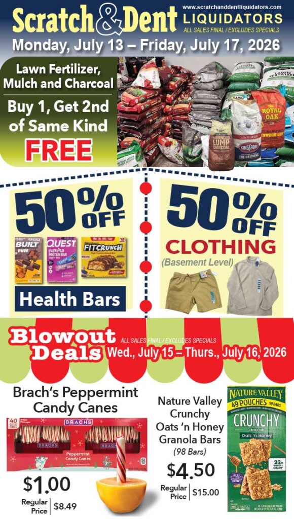 Scratch & Dent Liquidator on Broadway in Fells Point, Baltimore. A Great Discount Store Filled with Bargains for Everyone!