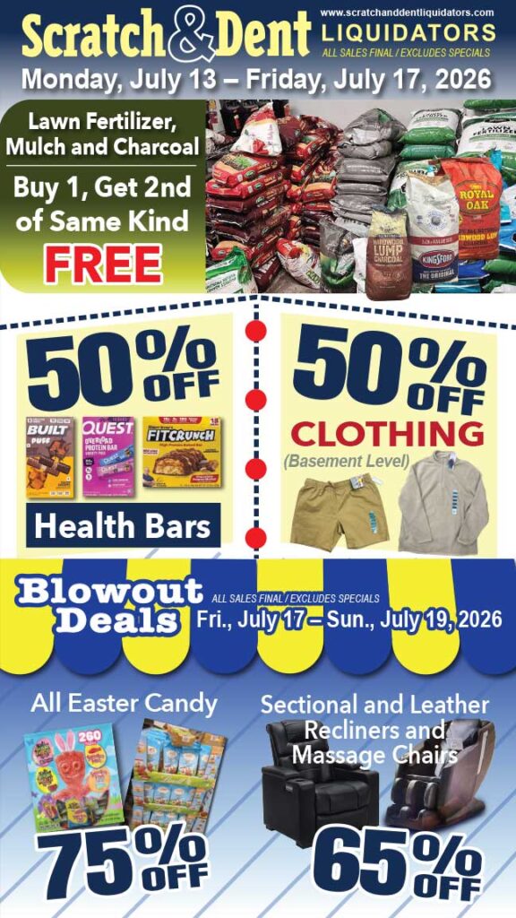 Scratch & Dent Liquidator on Broadway in Fells Point, Baltimore. A Great Discount Store Filled with Bargains for Everyone!