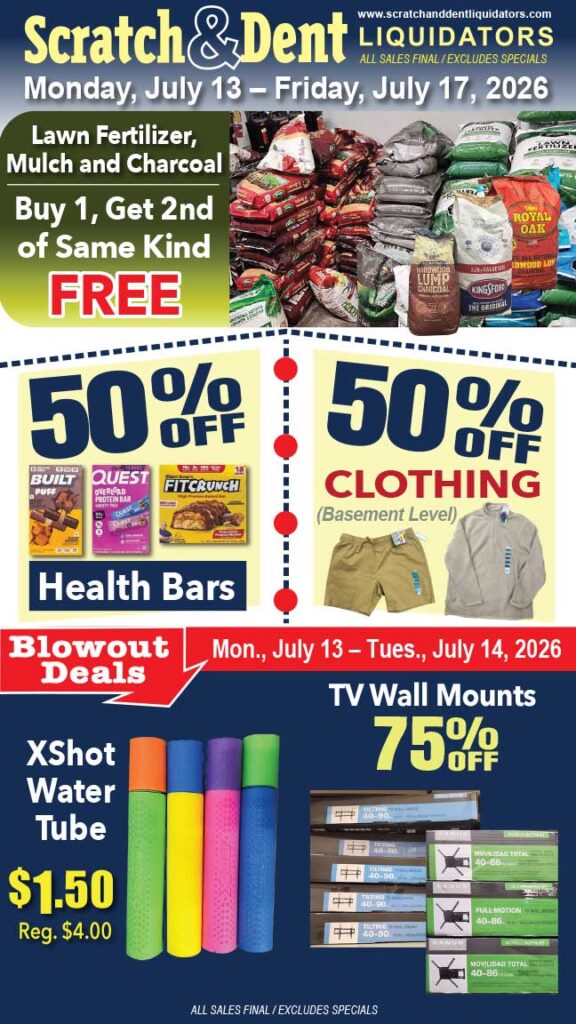 Scratch & Dent Liquidator on Broadway in Fells Point, Baltimore. A Great Discount Store Filled with Bargains for Everyone!