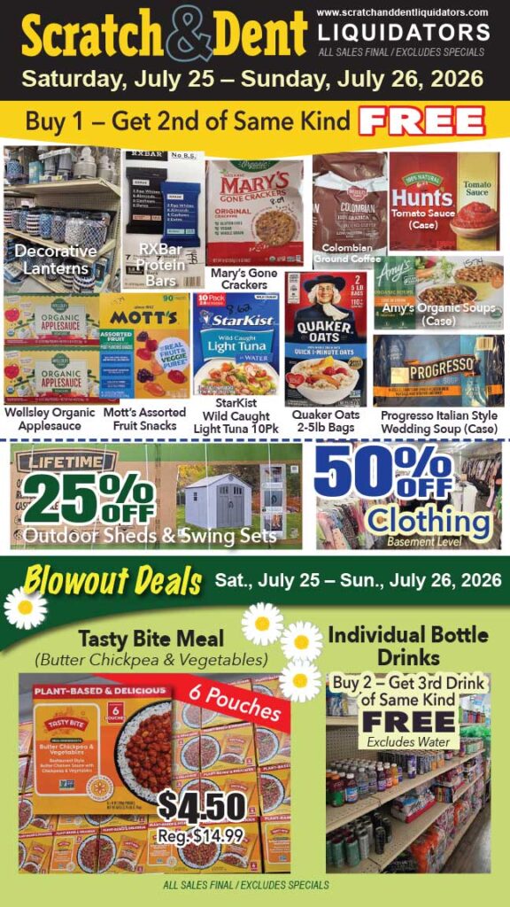 Scratch & Dent Liquidator on Broadway in Fells Point, Baltimore. A Great Discount Store Filled with Bargains for Everyone!