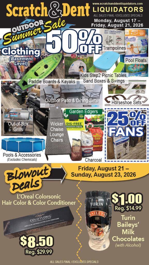 Scratch & Dent Liquidator on Broadway in Fells Point, Baltimore. A Great Discount Store Filled with Bargains for Everyone!