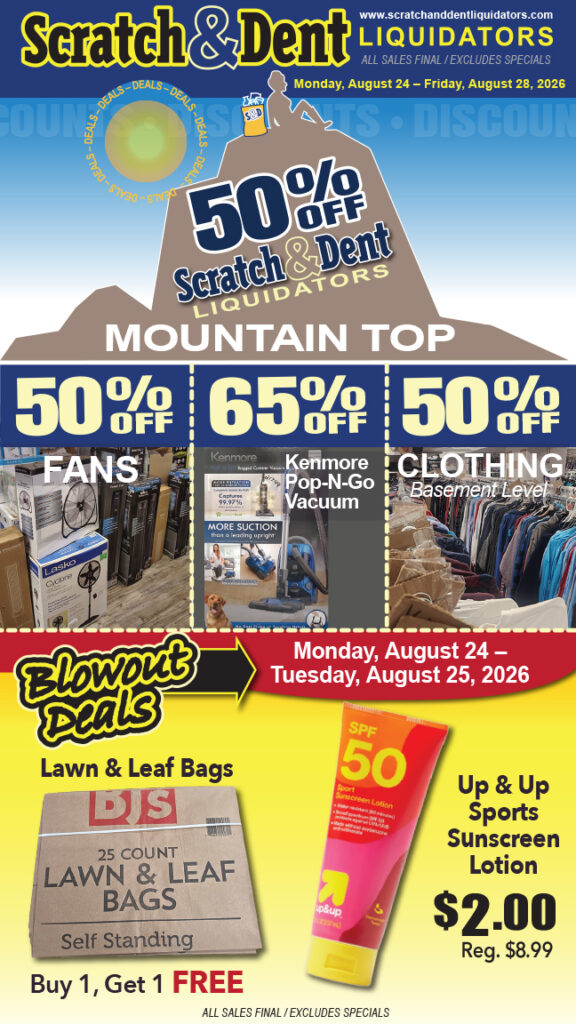 Scratch & Dent Liquidator on Broadway in Fells Point, Baltimore. A Great Discount Store Filled with Bargains for Everyone!