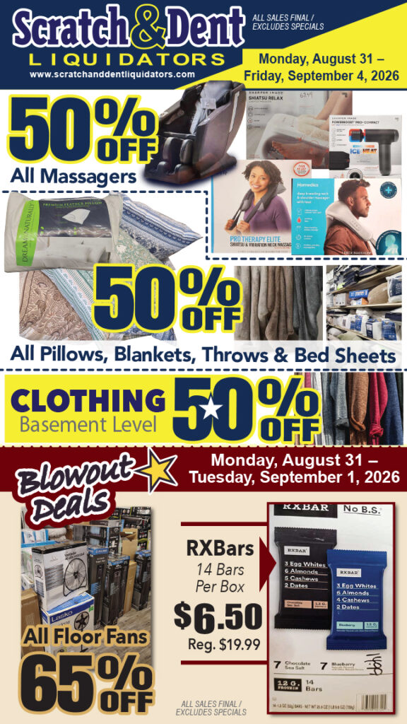 The Savings Store — Scratch & Dent Liquidator on Broadway in Fells Point, Baltimore. A Great Discount Store Filled with Bargains for Everyone!