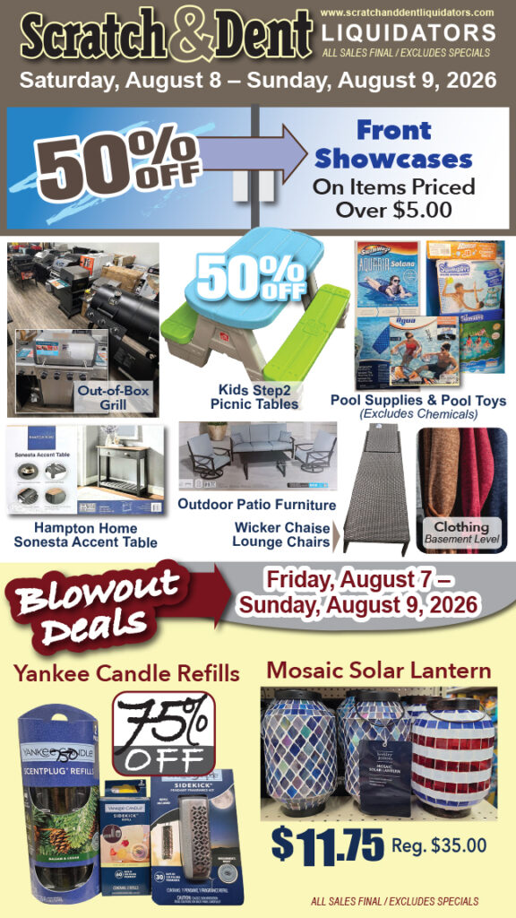 Scratch & Dent Liquidator on Broadway in Fells Point, Baltimore. A Great Discount Store Filled with Bargains for Everyone!