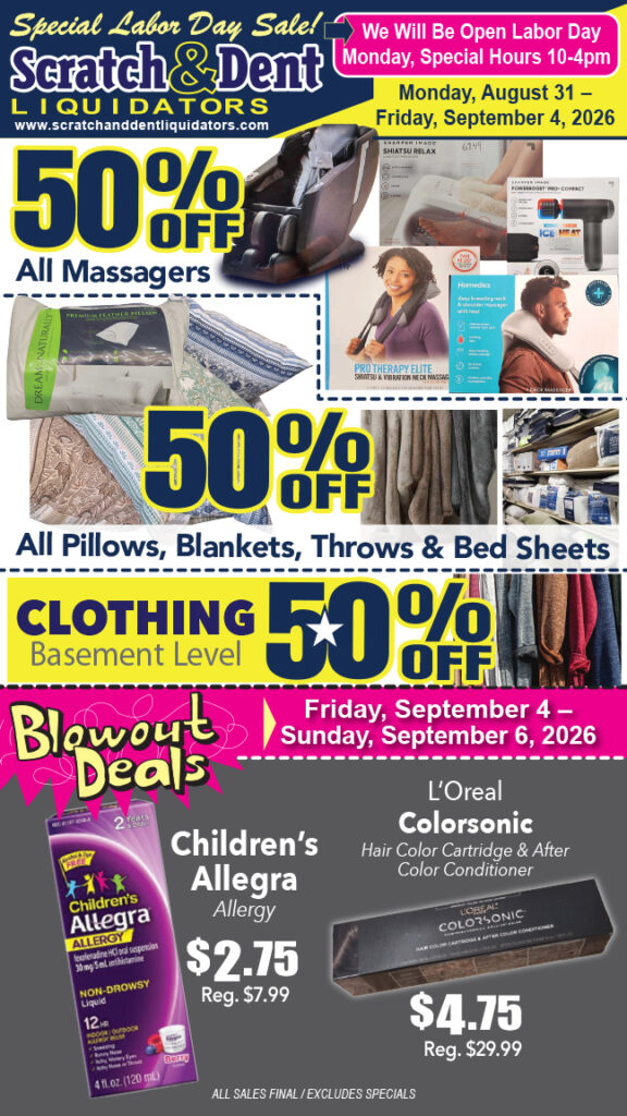 The Savings Store — Scratch & Dent Liquidator on Broadway in Fells Point, Baltimore. A Great Discount Store Filled with Bargains for Everyone!