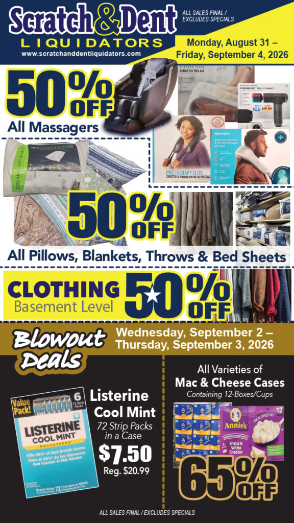 The Savings Store — Scratch & Dent Liquidator on Broadway in Fells Point, Baltimore. A Great Discount Store Filled with Bargains for Everyone!