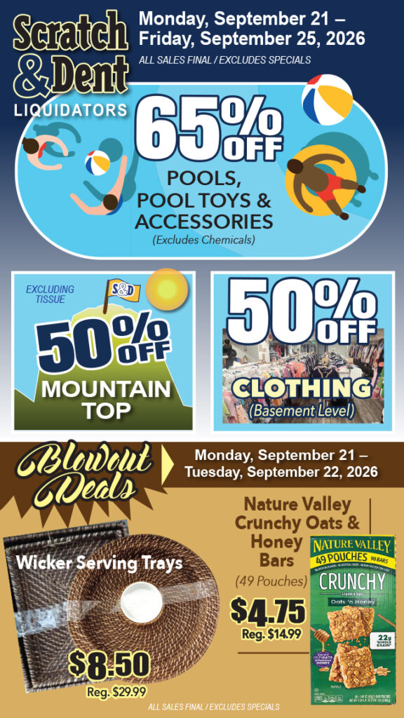 The Savings Store — Scratch & Dent Liquidator on Broadway in Fells Point, Baltimore. A Great Discount Store Filled with Bargains for Everyone!
