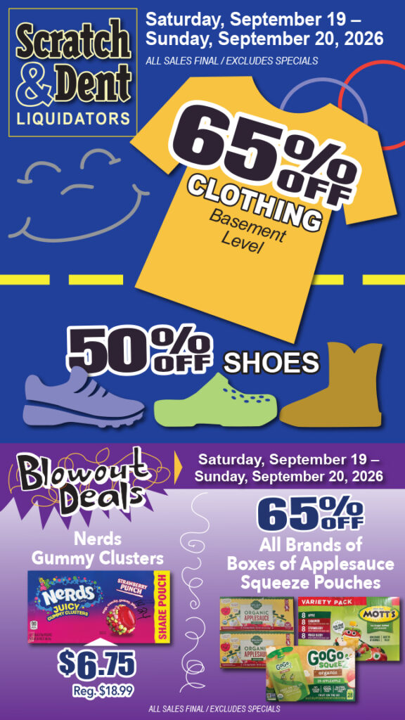 The Savings Store — Scratch & Dent Liquidator on Broadway in Fells Point, Baltimore. A Great Discount Store Filled with Bargains for Everyone!