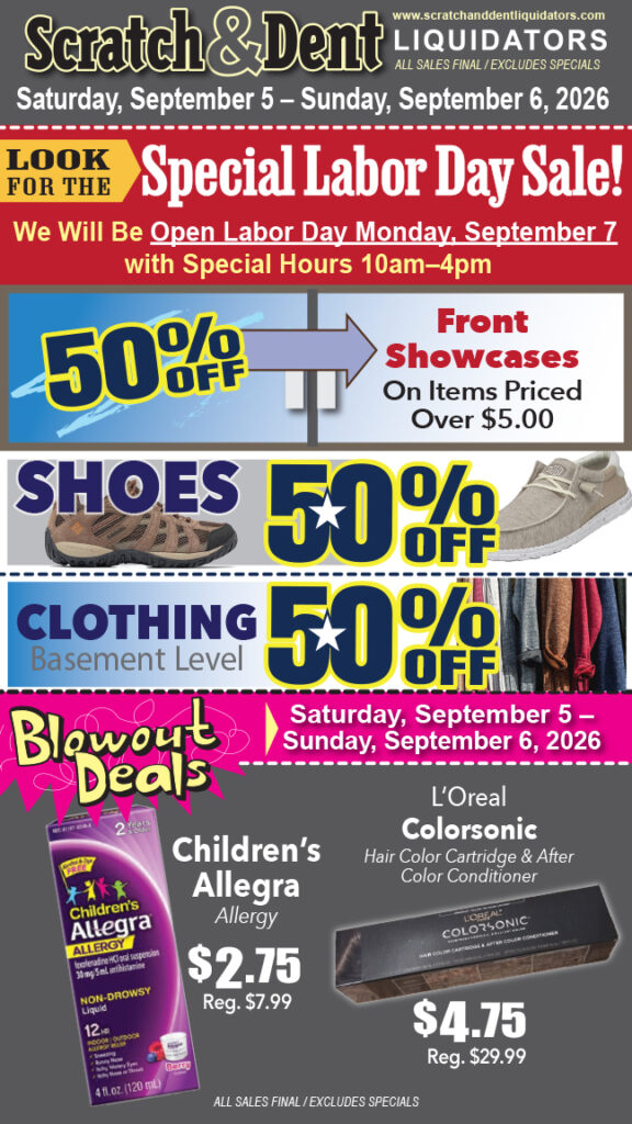 The Savings Store — Scratch & Dent Liquidator on Broadway in Fells Point, Baltimore. A Great Discount Store Filled with Bargains for Everyone!