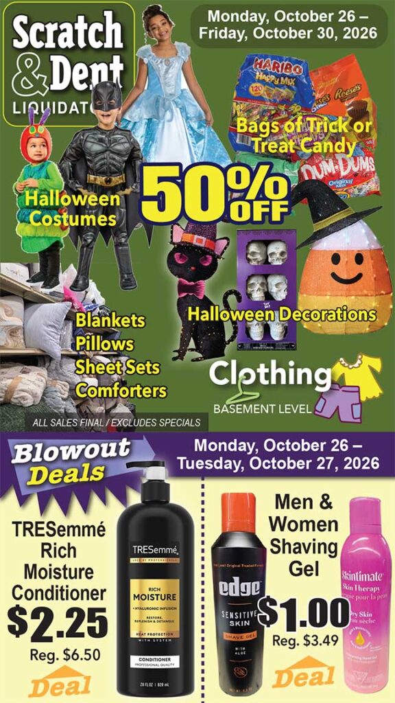 The Savings Store — Scratch & Dent Liquidator on Broadway in Fells Point, Baltimore. A Great Discount Store Filled with Bargains for Everyone!
