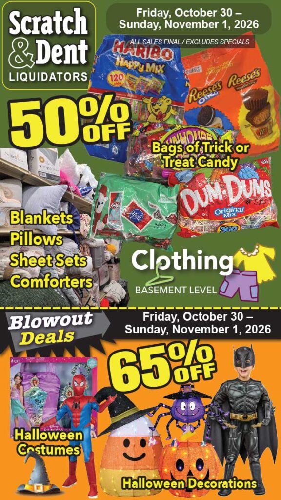 The Savings Store — Scratch & Dent Liquidator on Broadway in Fells Point, Baltimore. A Great Discount Store Filled with Bargains for Everyone!