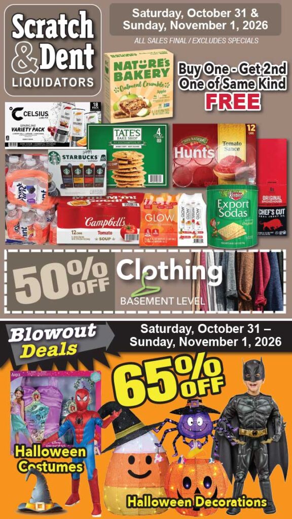 The Savings Store — Scratch & Dent Liquidator on Broadway in Fells Point, Baltimore. A Great Discount Store Filled with Bargains for Everyone!