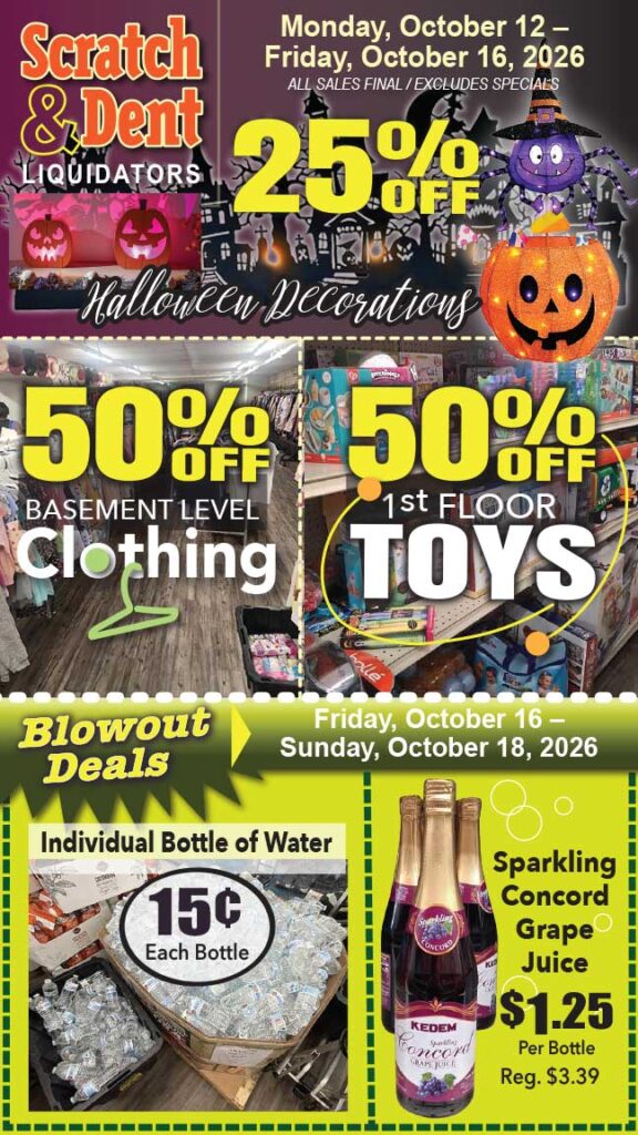 The Savings Store — Scratch & Dent Liquidator on Broadway in Fells Point, Baltimore. A Great Discount Store Filled with Bargains for Everyone!