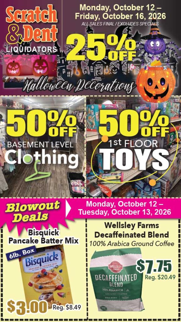 The Savings Store — Scratch & Dent Liquidator on Broadway in Fells Point, Baltimore. A Great Discount Store Filled with Bargains for Everyone!