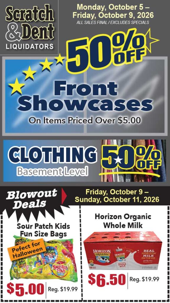 The Savings Store — Scratch & Dent Liquidator on Broadway in Fells Point, Baltimore. A Great Discount Store Filled with Bargains for Everyone!