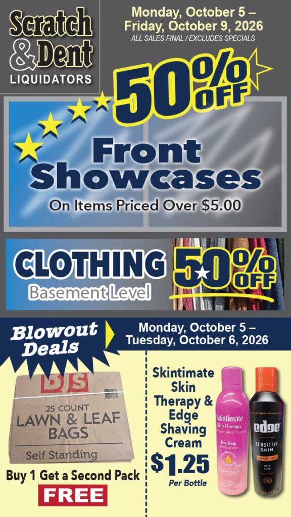 The Savings Store — Scratch & Dent Liquidator on Broadway in Fells Point, Baltimore. A Great Discount Store Filled with Bargains for Everyone!