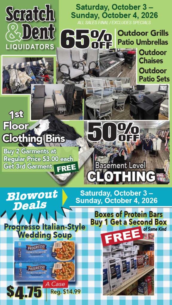 The Savings Store — Scratch & Dent Liquidator on Broadway in Fells Point, Baltimore. A Great Discount Store Filled with Bargains for Everyone!